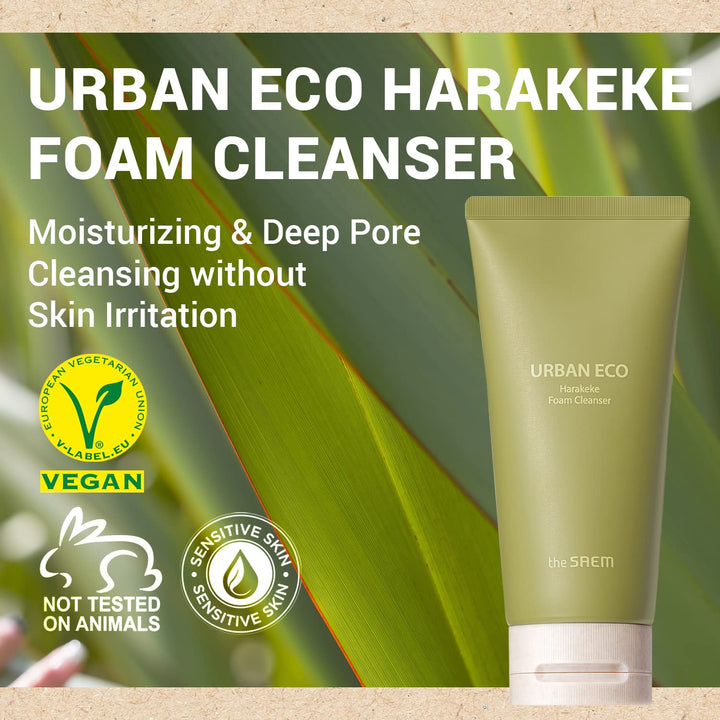 Urban Eco Harakeke Foam Cleanser 5.07 oz.