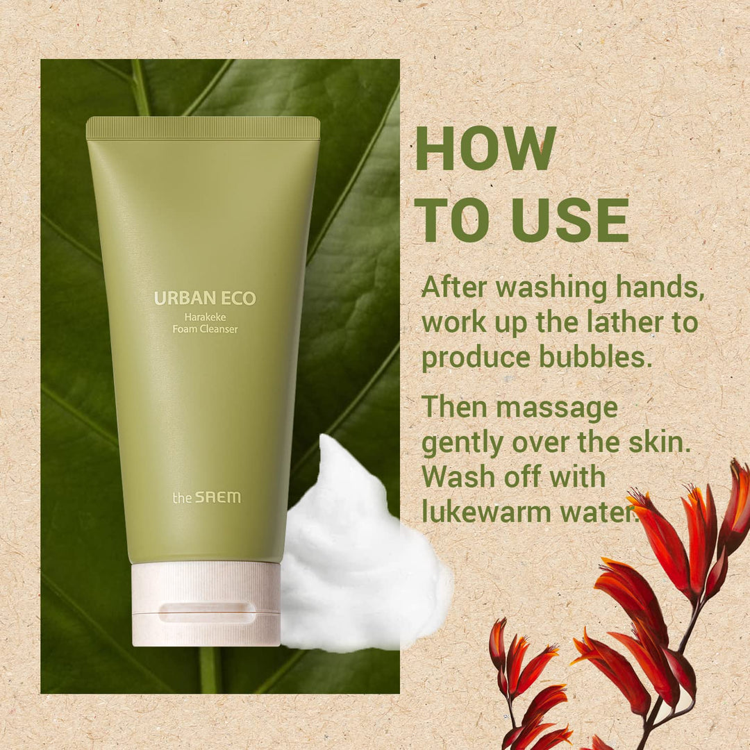 Urban Eco Harakeke Foam Cleanser 5.07 oz.