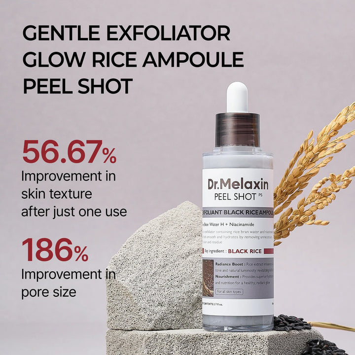 Peel Shot Glow Black Rice Ampoule